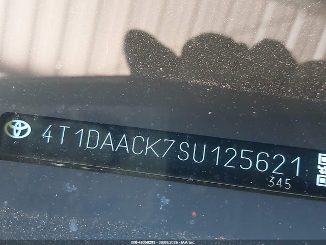 2025 Toyota Camry Se მანქანა იყიდება აუქციონზე, vin: 4T1DAACK7SU125621, აუქციონის ნომერი: 46050293