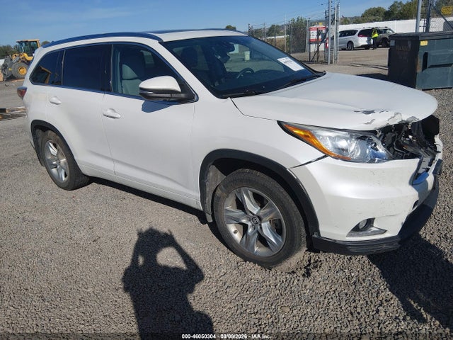 46050304 :رقم المزاد ، 5TDDKRFH5GS253481 vin ، 2016 Toyota Highlander Limited Platinum V6 مزاد بيع