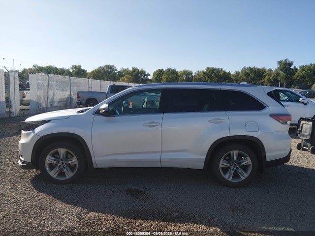Продаж на аукціоні авто 2016 Toyota Highlander Limited Platinum V6, vin: 5TDDKRFH5GS253481, номер лоту: 46050304