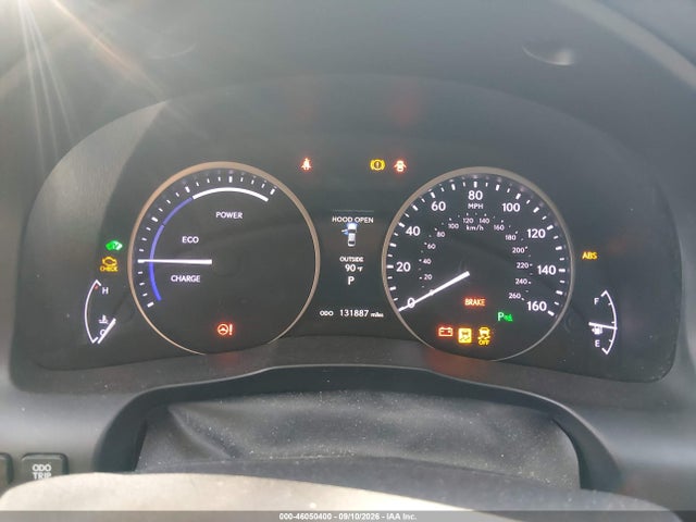 46050400 :رقم المزاد ، JTHBW1GG1D2022422 vin ، 2013 Lexus Es 300h مزاد بيع