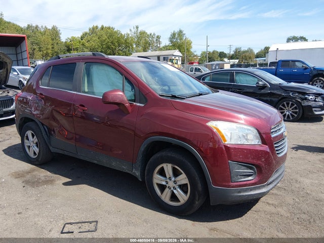 2016 Chevrolet Trax Lt მანქანა იყიდება აუქციონზე, vin: 3GNCJPSBXGL272481, აუქციონის ნომერი: 46050416