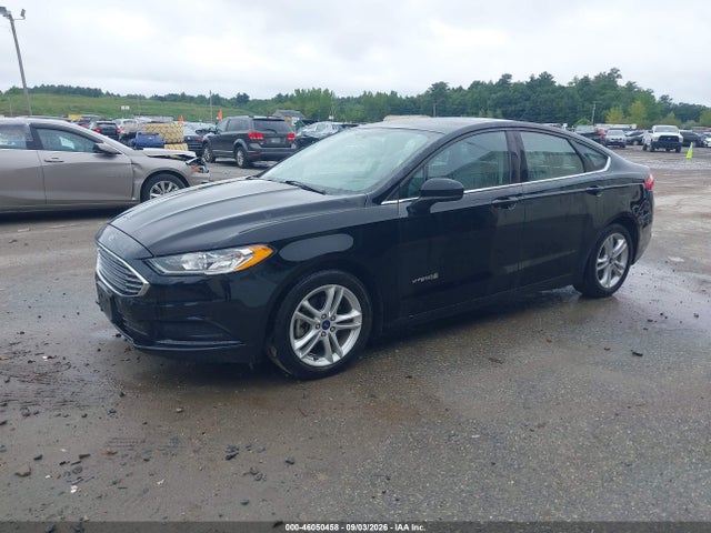 46050458 :رقم المزاد ، 3FA6P0UU2JR254478 vin ، 2018 Ford Fusion Hybrid S مزاد بيع