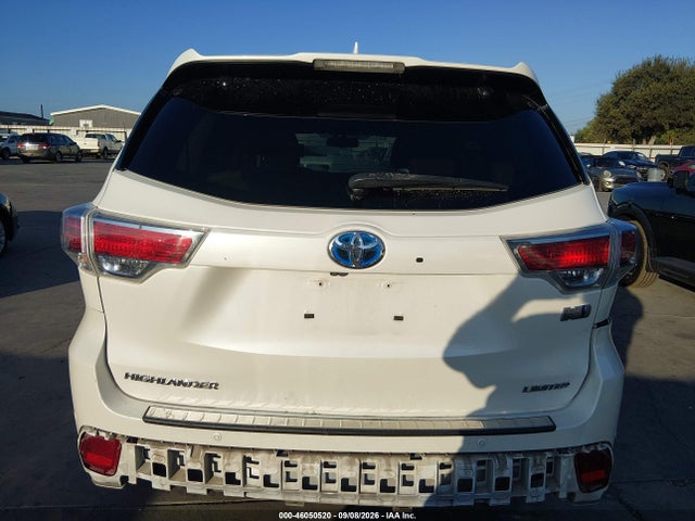 Aukcja sprzedaży 2015 Toyota Highlander Hybrid Limited, vin: 5TDDCRFH0FS009345, numer aukcji: 46050520