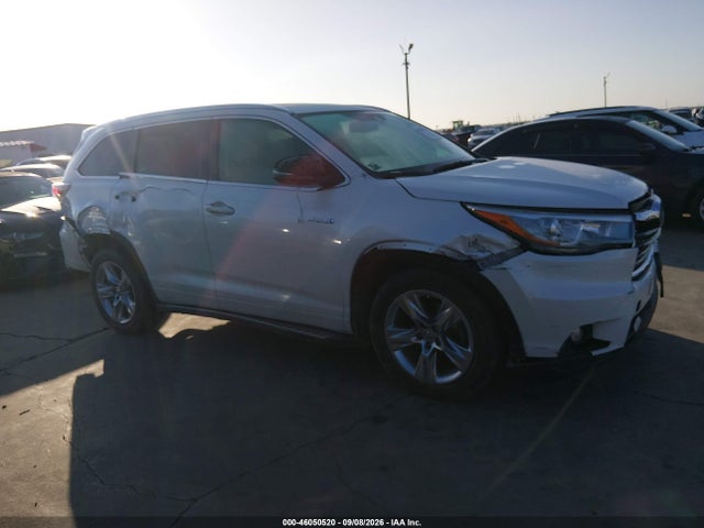 Aukcja sprzedaży 2015 Toyota Highlander Hybrid Limited, vin: 5TDDCRFH0FS009345, numer aukcji: 46050520