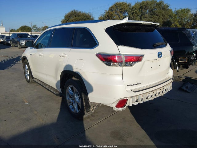 Aukcja sprzedaży 2015 Toyota Highlander Hybrid Limited, vin: 5TDDCRFH0FS009345, numer aukcji: 46050520