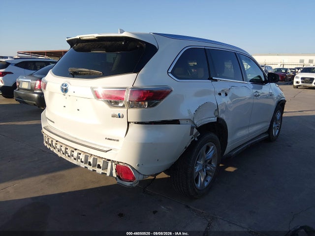 Aukcja sprzedaży 2015 Toyota Highlander Hybrid Limited, vin: 5TDDCRFH0FS009345, numer aukcji: 46050520