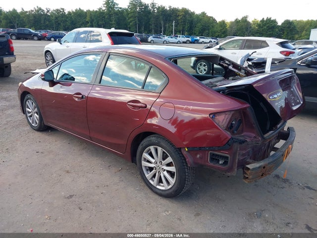 Продаж на аукціоні авто 2012 Honda Civic Ex, vin: 2HGFB2F8XCH509141, номер лоту: 46050527