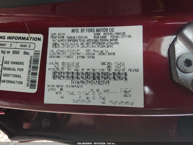 Aukcja sprzedaży 2016 Ford Fusion Se, vin: 1FA6P0H79G5103749, numer aukcji: 46050684