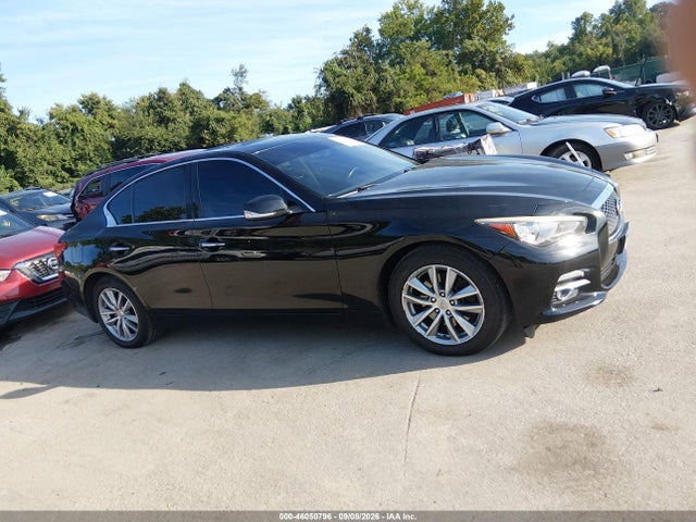 46050796 :رقم المزاد ، JN1BV7AR9FM401132 vin ، 2015 Infiniti Q50 Premium مزاد بيع