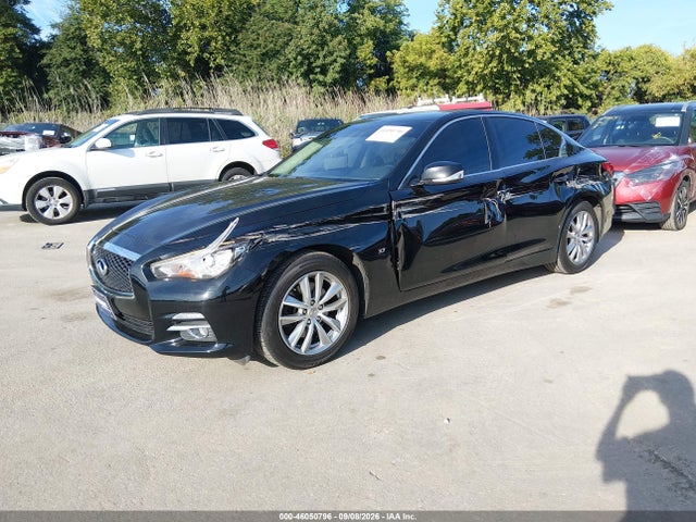 46050796 :رقم المزاد ، JN1BV7AR9FM401132 vin ، 2015 Infiniti Q50 Premium مزاد بيع