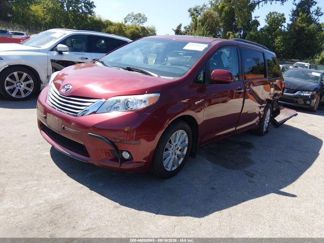 2016 Toyota Sienna Xle 7 Passenger მანქანა იყიდება აუქციონზე, vin: 5TDDK3DC9GS131680, აუქციონის ნომერი: 46050869