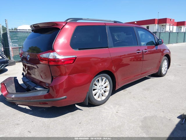 2016 Toyota Sienna Xle 7 Passenger მანქანა იყიდება აუქციონზე, vin: 5TDDK3DC9GS131680, აუქციონის ნომერი: 46050869