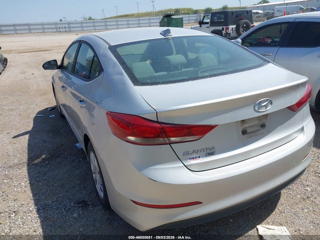 2017 Hyundai Elantra Se მანქანა იყიდება აუქციონზე, vin: 5NPD74LF5HH192227, აუქციონის ნომერი: 46050881