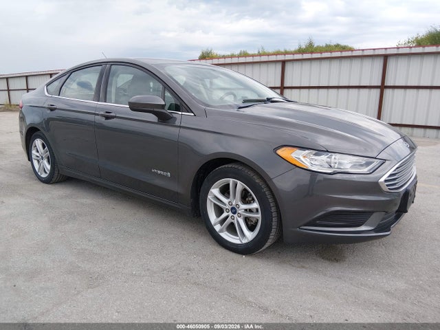 46050905 :رقم المزاد ، 3FA6P0UU3JR235969 vin ، 2018 Ford Fusion Hybrid S مزاد بيع
