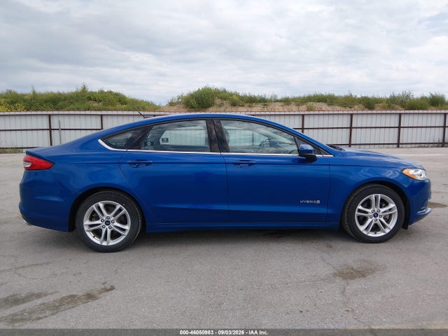 46050983 :رقم المزاد ، 3FA6P0UU7JR282101 vin ، 2018 Ford Fusion Hybrid S مزاد بيع