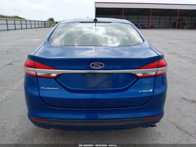 46050983 :رقم المزاد ، 3FA6P0UU7JR282101 vin ، 2018 Ford Fusion Hybrid S مزاد بيع