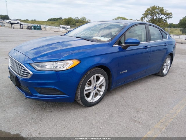 46050983 :رقم المزاد ، 3FA6P0UU7JR282101 vin ، 2018 Ford Fusion Hybrid S مزاد بيع