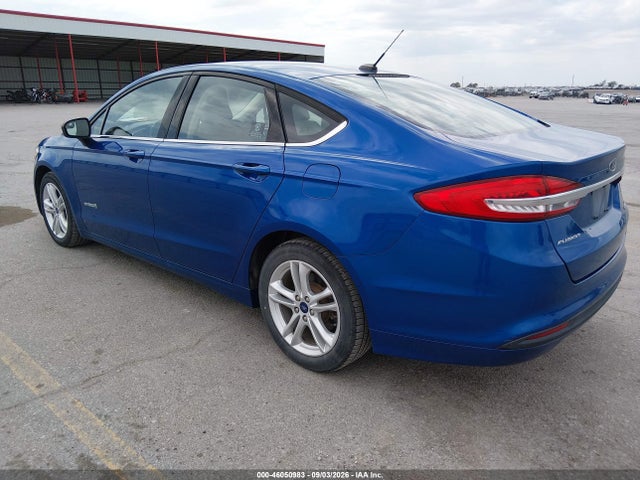 46050983 :رقم المزاد ، 3FA6P0UU7JR282101 vin ، 2018 Ford Fusion Hybrid S مزاد بيع