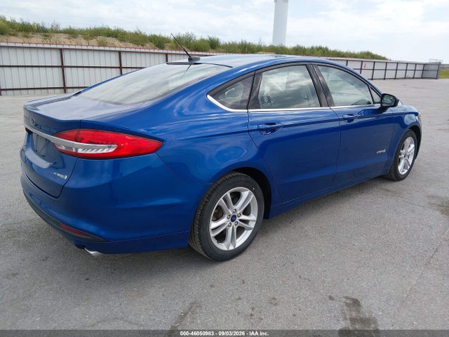 46050983 :رقم المزاد ، 3FA6P0UU7JR282101 vin ، 2018 Ford Fusion Hybrid S مزاد بيع