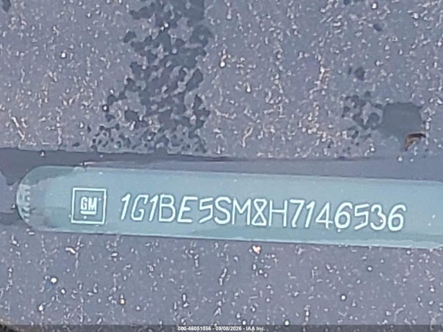 46051056 :رقم المزاد ، 1G1BE5SM8H7146536 vin ، 2017 Chevrolet Cruze Lt Auto مزاد بيع