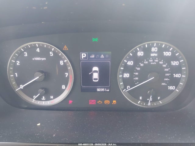 2017 Hyundai Sonata Eco მანქანა იყიდება აუქციონზე, vin: 5NPE24AA8HH462724, აუქციონის ნომერი: 46051129