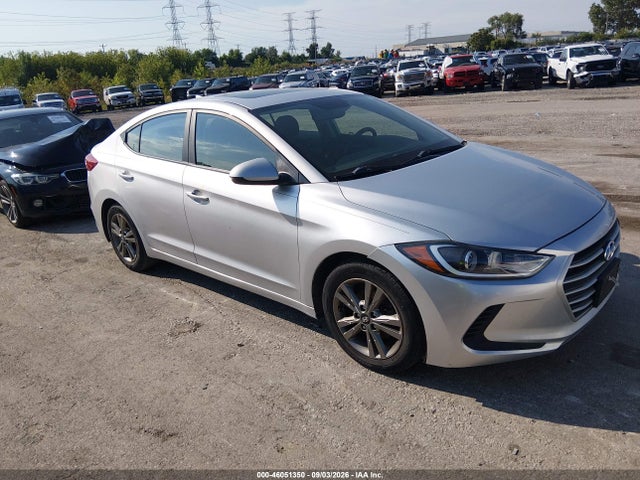 2018 Hyundai Elantra Value Edition მანქანა იყიდება აუქციონზე, vin: 5NPD84LF2JH285385, აუქციონის ნომერი: 46051350