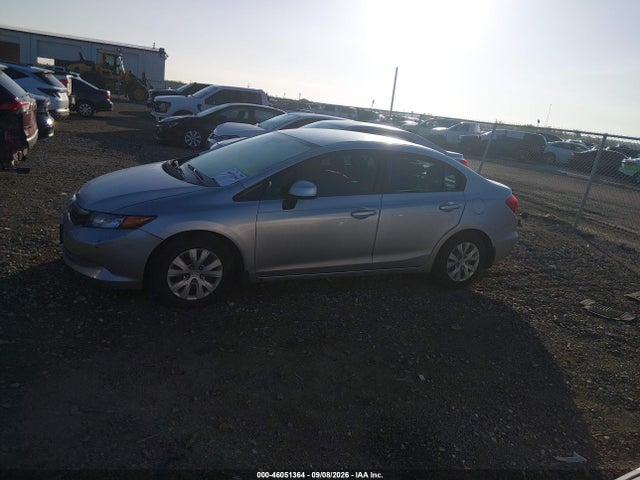 2012 Honda Civic Lx მანქანა იყიდება აუქციონზე, vin: 19XFB2F5XCE049284, აუქციონის ნომერი: 46051364