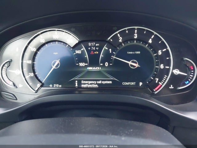 2019 Bmw X3 M40i მანქანა იყიდება აუქციონზე, vin: 5UXTS3C55KLR73195, აუქციონის ნომერი: 46051372
