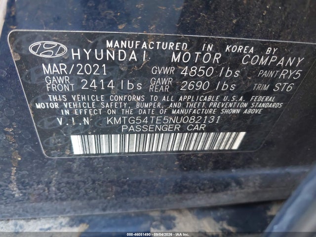 Продаж на аукціоні авто 2022 Genesis G70 3.3t Rwd, vin: KMTG54TE5NU082131, номер лоту: 46051490