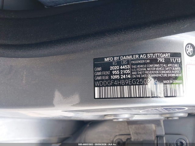 Продаж на аукціоні авто 2014 Mercedes-benz C 250 Sport, vin: WDDGF4HB9EG250366, номер лоту: 46051583