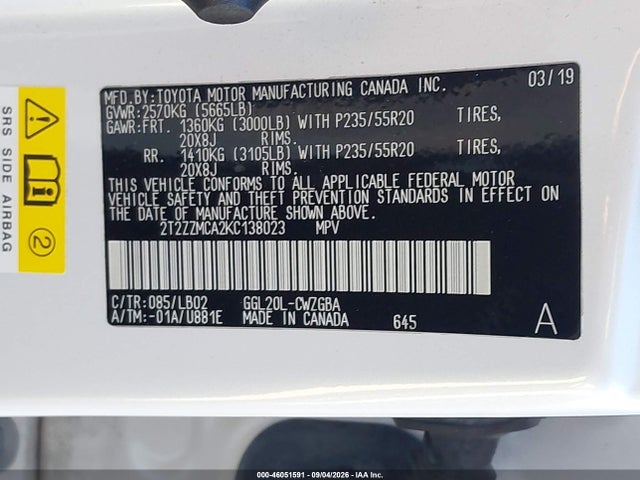 Lexus RX 350 2019 2T2ZZMCA2KC138023 Image 9