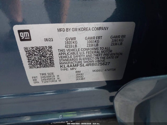Продажа на аукционе авто 2024 Buick Encore Gx Avenir Fwd, vin: KL4AMFSL4RB025627, номер лота: 46051604