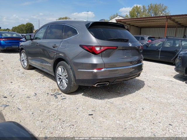 2022 Acura Mdx Advance მანქანა იყიდება აუქციონზე, vin: 5J8YE1H80NL024763, აუქციონის ნომერი: 46051627