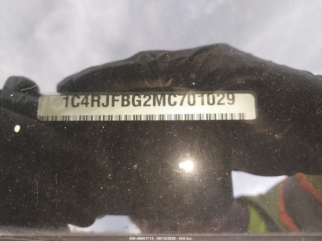 46051713 :رقم المزاد ، 1C4RJFBG2MC701029 vin ، 2021 Jeep Grand Cherokee Limited 4x4 مزاد بيع