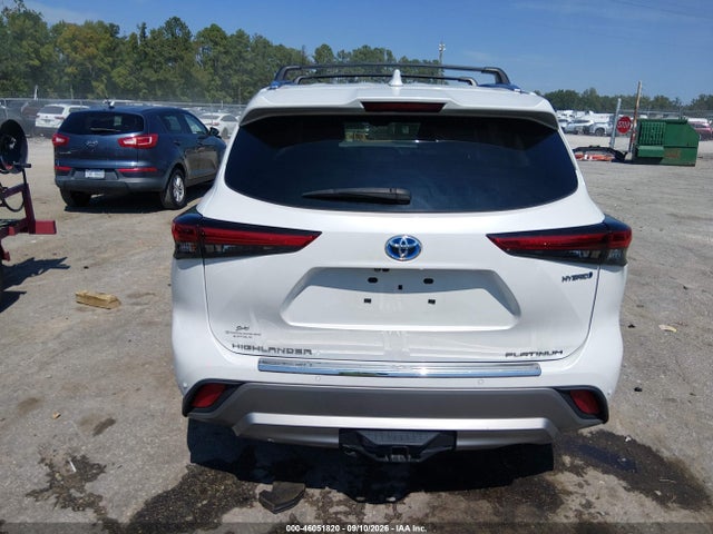 2023 Toyota Highlander Hybrid Platinum მანქანა იყიდება აუქციონზე, vin: 5TDFARAH7PS020432, აუქციონის ნომერი: 46051820