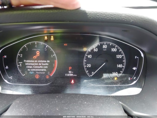 46051886 :رقم المزاد ، 1HGCV1F46JA241086 vin ، 2018 Honda Accord Ex مزاد بيع