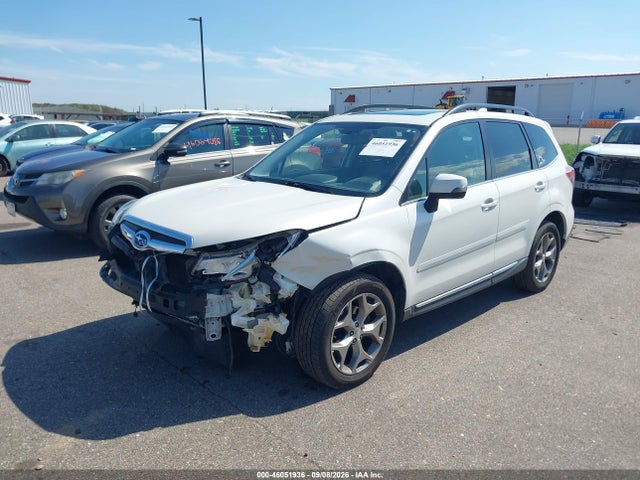 2016 Subaru Forester 2.5i Touring მანქანა იყიდება აუქციონზე, vin: JF2SJAXCXGH439361, აუქციონის ნომერი: 46051936
