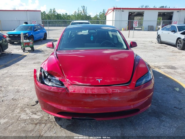 2025 Tesla Model 3 Long Range Rear-wheel Drive/standard Rear-wheel Drive მანქანა იყიდება აუქციონზე, vin: 5YJ3E1EA8SF015663, აუქციონის ნომერი: 46052012
