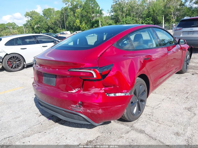 2025 Tesla Model 3 Long Range Rear-wheel Drive/standard Rear-wheel Drive მანქანა იყიდება აუქციონზე, vin: 5YJ3E1EA8SF015663, აუქციონის ნომერი: 46052012