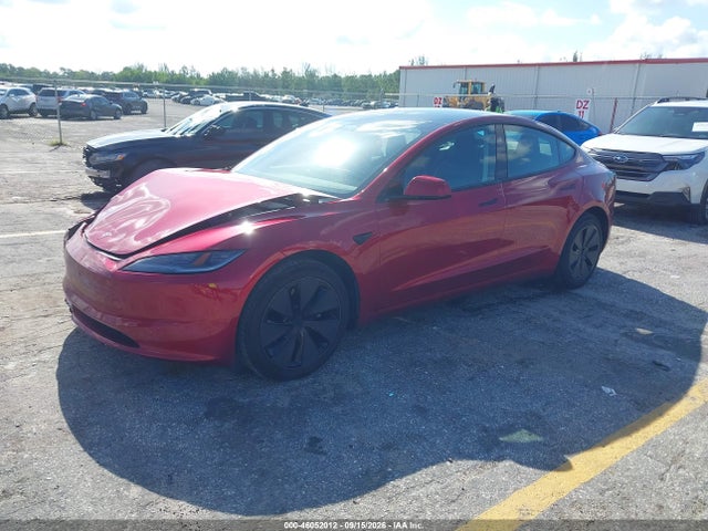 2025 Tesla Model 3 Long Range Rear-wheel Drive/standard Rear-wheel Drive მანქანა იყიდება აუქციონზე, vin: 5YJ3E1EA8SF015663, აუქციონის ნომერი: 46052012