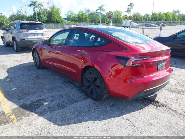 2025 Tesla Model 3 Long Range Rear-wheel Drive/standard Rear-wheel Drive მანქანა იყიდება აუქციონზე, vin: 5YJ3E1EA8SF015663, აუქციონის ნომერი: 46052012