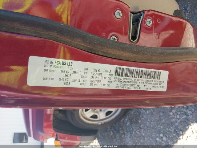 Aukcja sprzedaży 2015 Jeep Patriot Sport, vin: 1C4NJPBB1FD263237, numer aukcji: 46052114