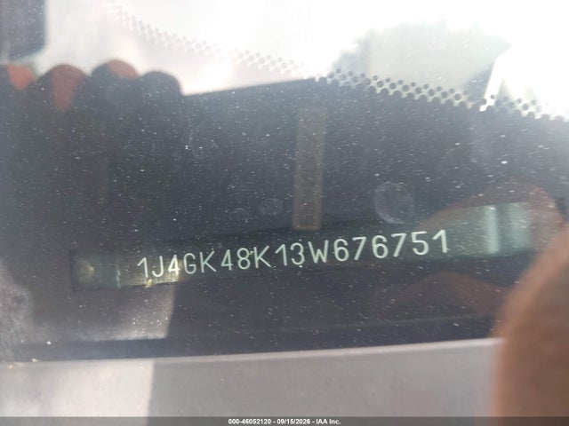 2003 Jeep Liberty Sport მანქანა იყიდება აუქციონზე, vin: 1J4GK48K13W676751, აუქციონის ნომერი: 46052120