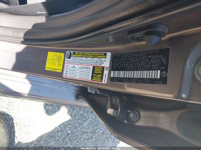 Aukcja sprzedaży 2020 Toyota Camry Se, vin: 4T1G11AK3LU950007, numer aukcji: 46052214
