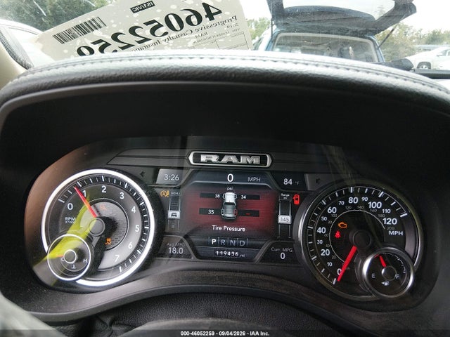 2019 Ram 1500 Laramie  4x4 5'7 Box მანქანა იყიდება აუქციონზე, vin: 1C6SRFJT3KN918039, აუქციონის ნომერი: 46052259