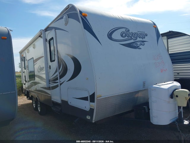 2012 Keystone Rv Cougar Travel Trailer მანქანა იყიდება აუქციონზე, vin: 4YDT24R22CC504102, აუქციონის ნომერი: 46052348