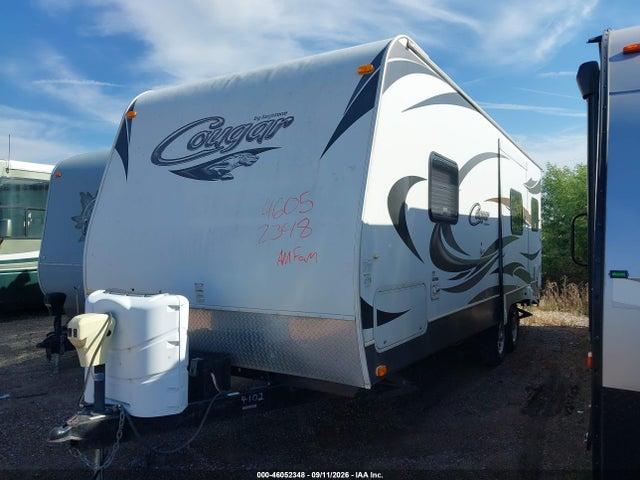 Aukcja sprzedaży 2012 Keystone Rv Cougar Travel Trailer, vin: 4YDT24R22CC504102, numer aukcji: 46052348