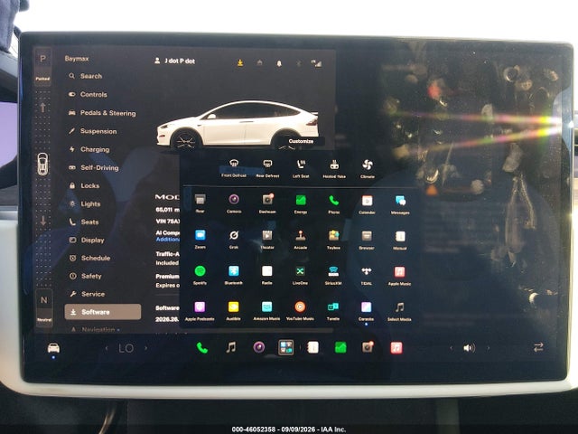Продажа на аукционе авто 2022 Tesla Model X Dual Motor All-wheel Drive, vin: 7SAXCAE53NF344823, номер лота: 46052358