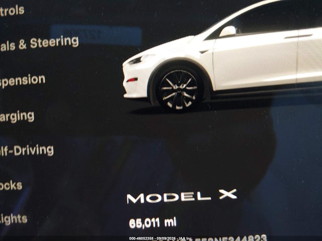 Продажа на аукционе авто 2022 Tesla Model X Dual Motor All-wheel Drive, vin: 7SAXCAE53NF344823, номер лота: 46052358