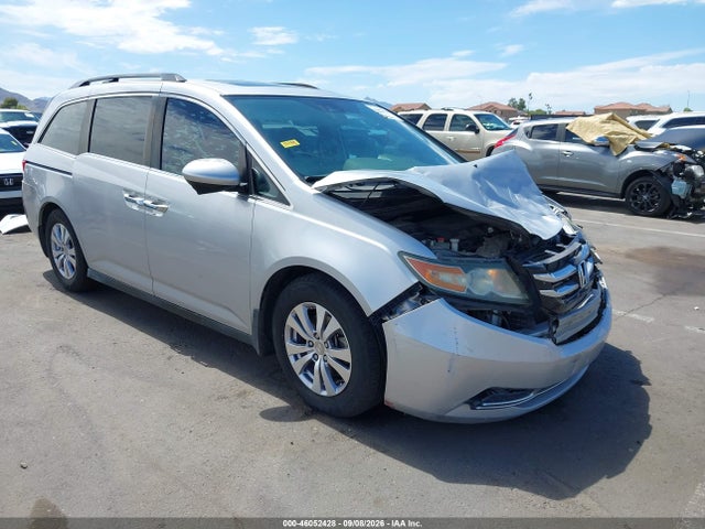 2014 Honda Odyssey Ex-l მანქანა იყიდება აუქციონზე, vin: 5FNRL5H6XEB077228, აუქციონის ნომერი: 46052428